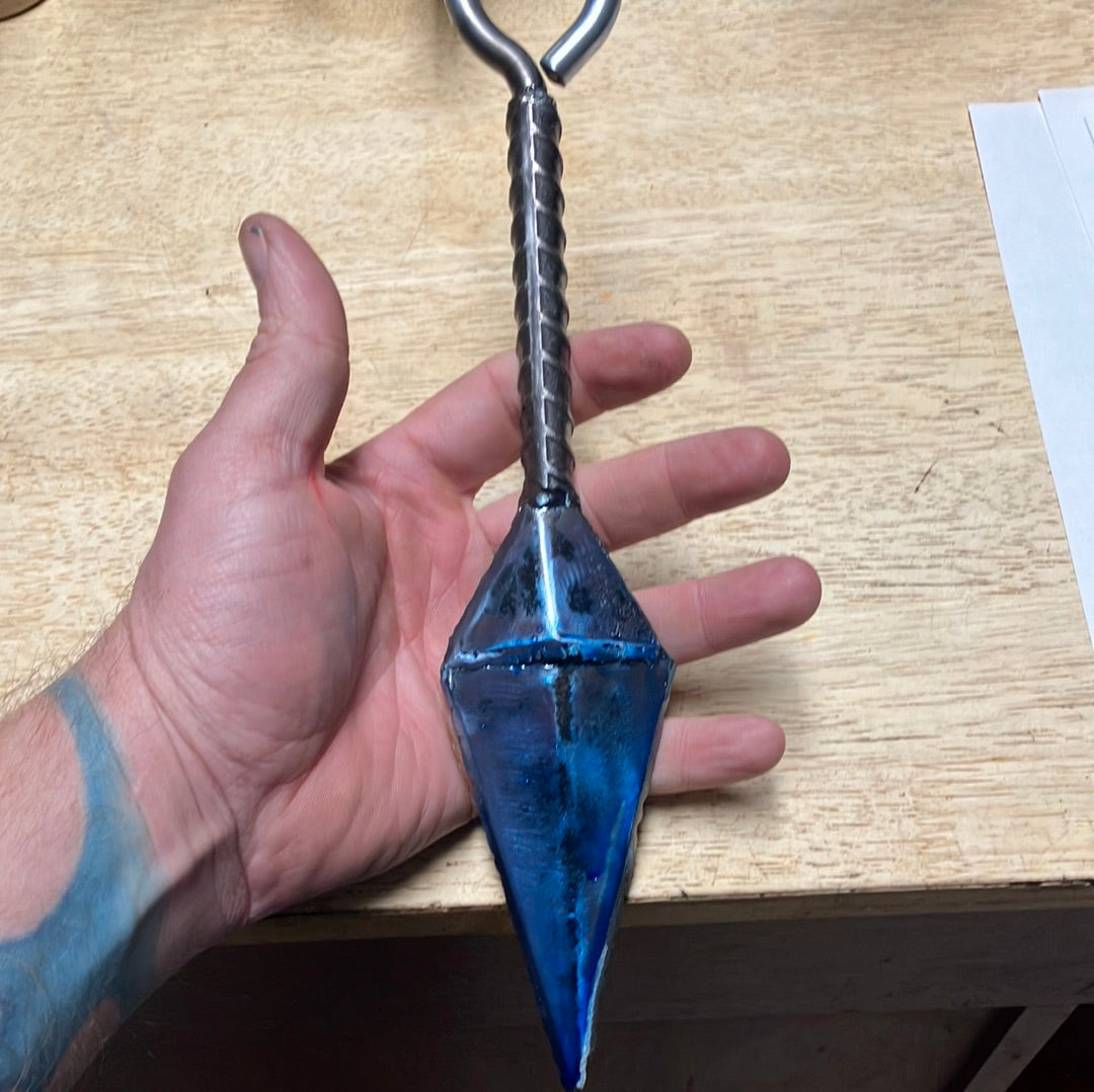 Blue kunai