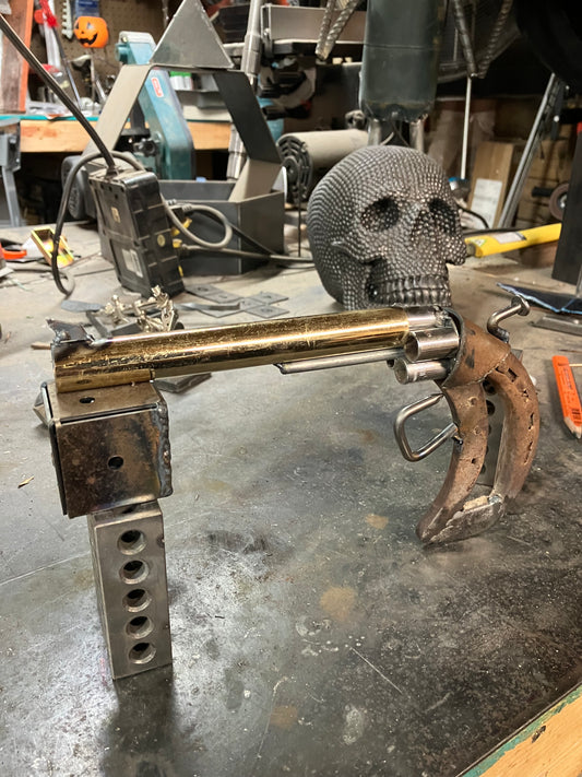 Gold revolver