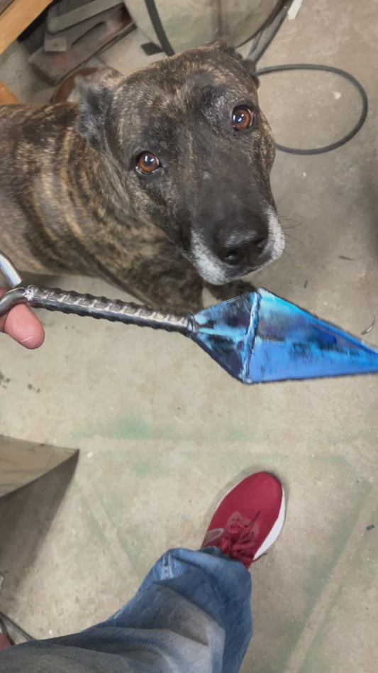 Blue kunai